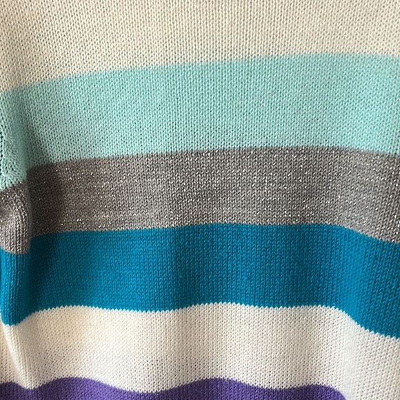 Size 5/6 - The Children’s Place Girls’ Striped Sweater - Picture 3 of 4